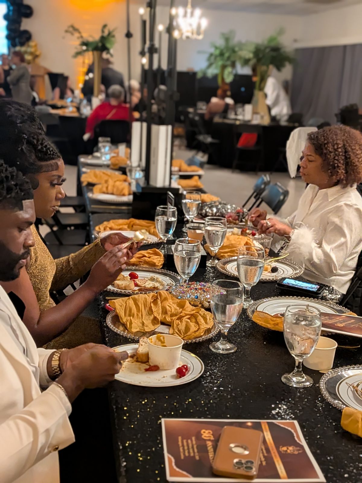 Elegant event planning and luxury catering presentation